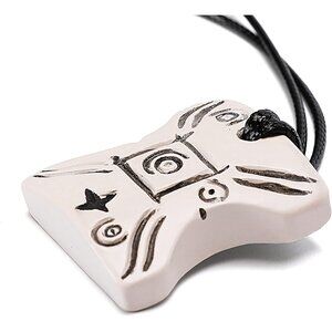 Star Wars Japor Snippet Necklace Padme Vintage Resin Faux Leather Adjustable